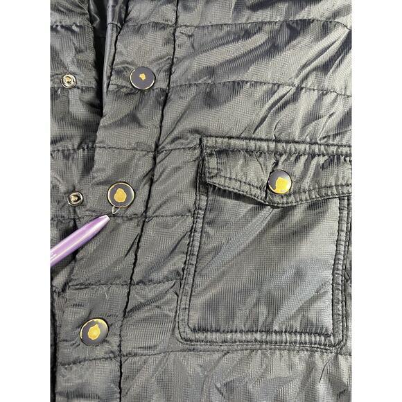 Paper Denim‎ & Cloth Puffer Jacket Men Small Snap Button Lightweight Outerwear - Picture 5 of 16